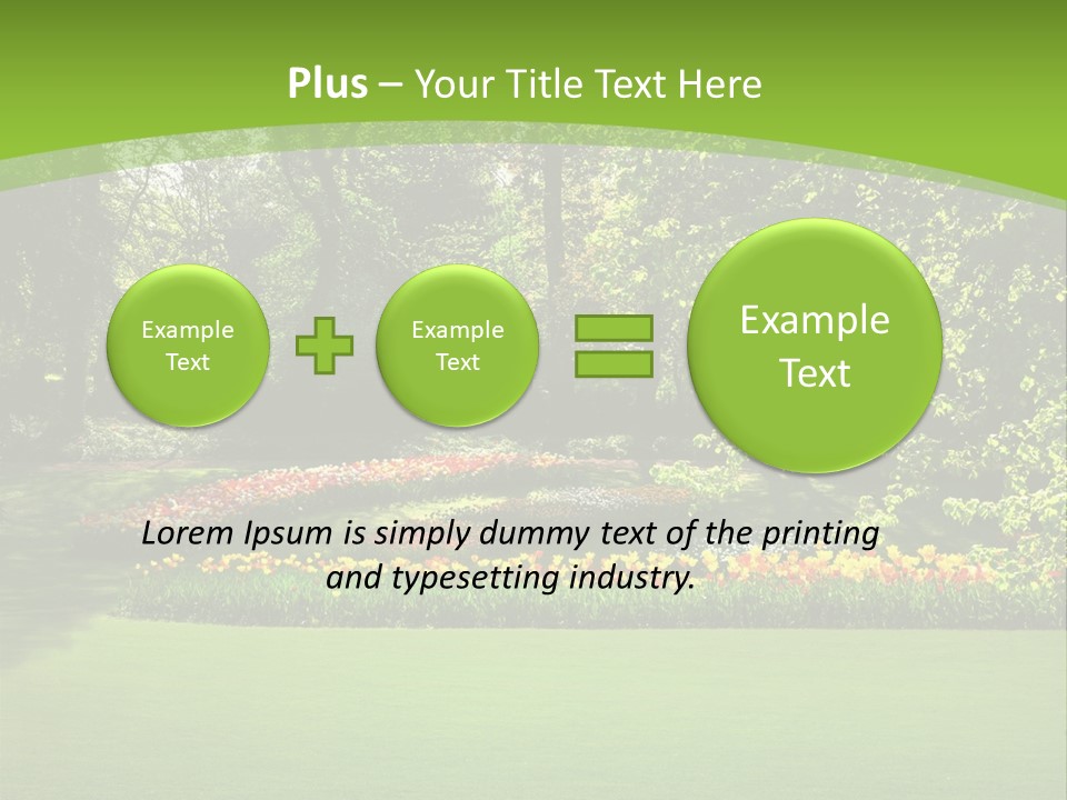 Woman Model Young PowerPoint Template