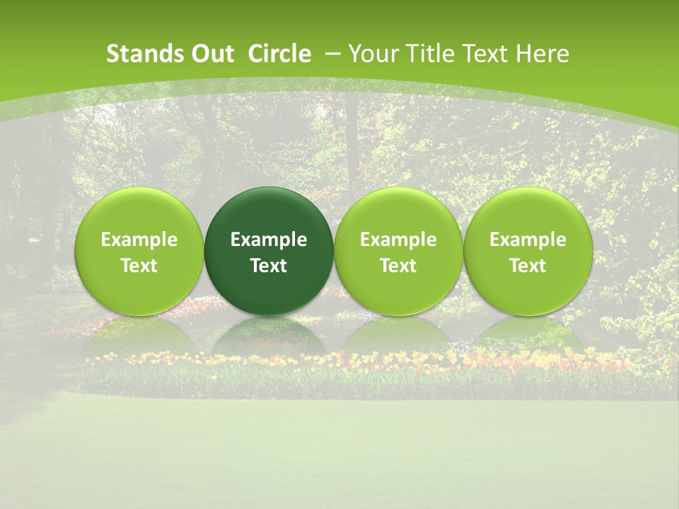 Woman Model Young PowerPoint Template