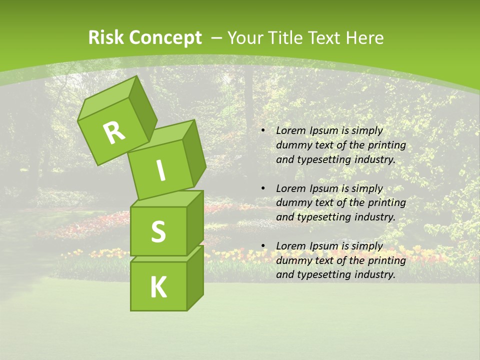 Woman Model Young PowerPoint Template