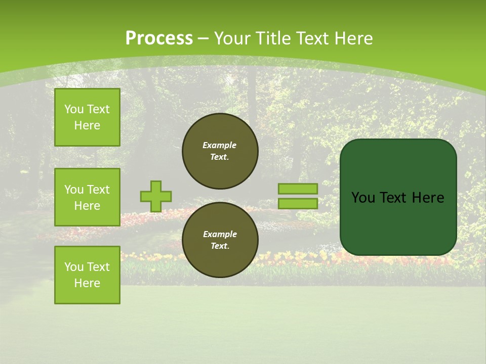 Woman Model Young PowerPoint Template