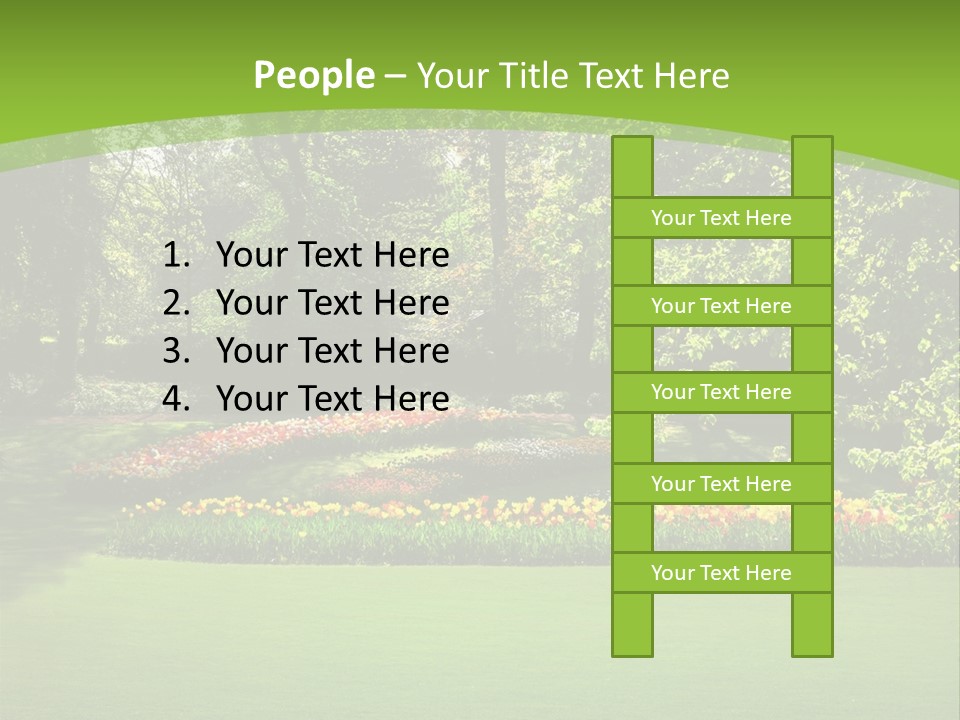 Woman Model Young PowerPoint Template