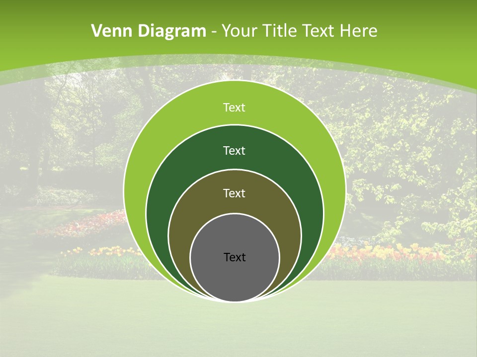 Woman Model Young PowerPoint Template