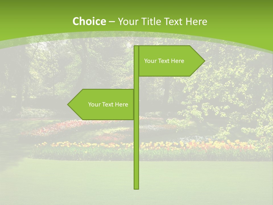 Woman Model Young PowerPoint Template