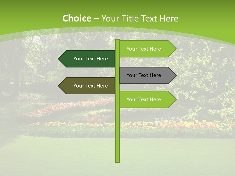 Woman Model Young PowerPoint Template