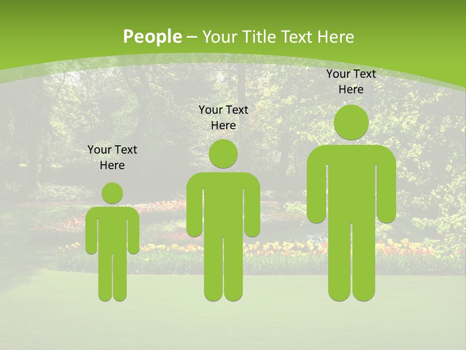 Woman Model Young PowerPoint Template