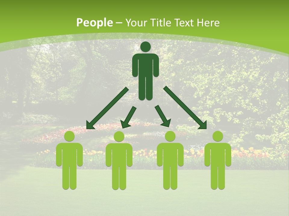 Woman Model Young PowerPoint Template