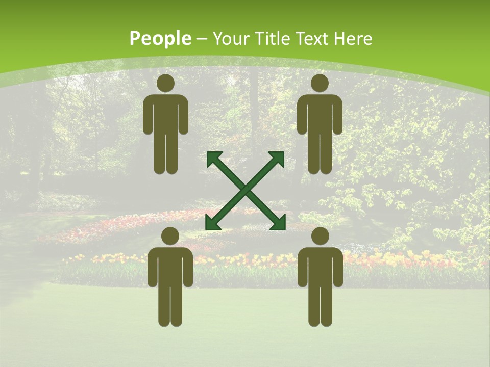 Woman Model Young PowerPoint Template