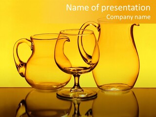 Skill Drink Silhouette PowerPoint Template