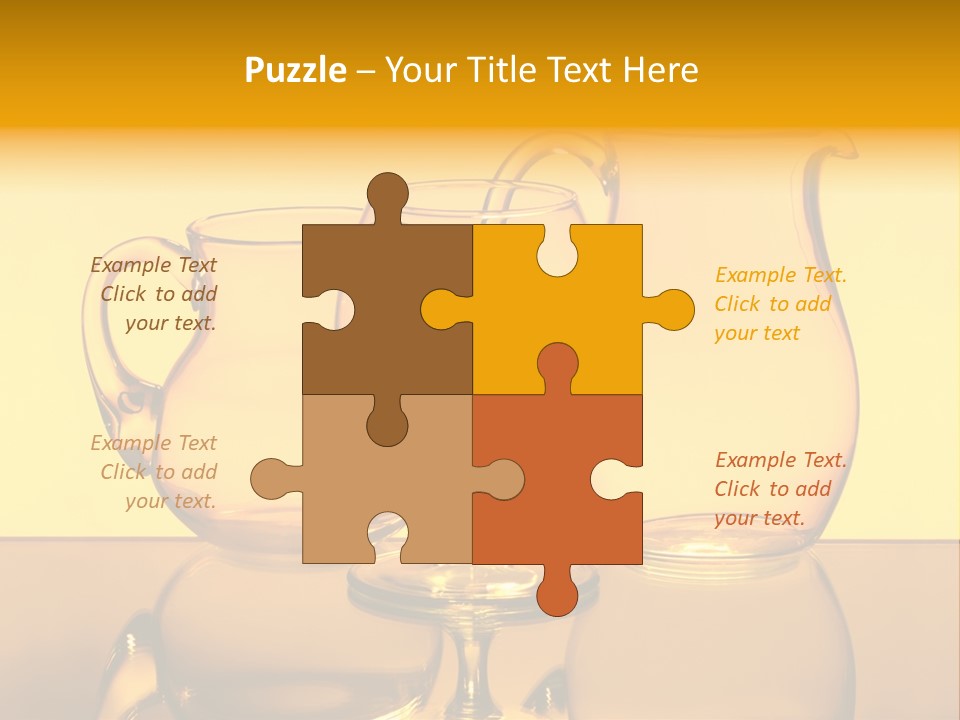 Skill Drink Silhouette PowerPoint Template