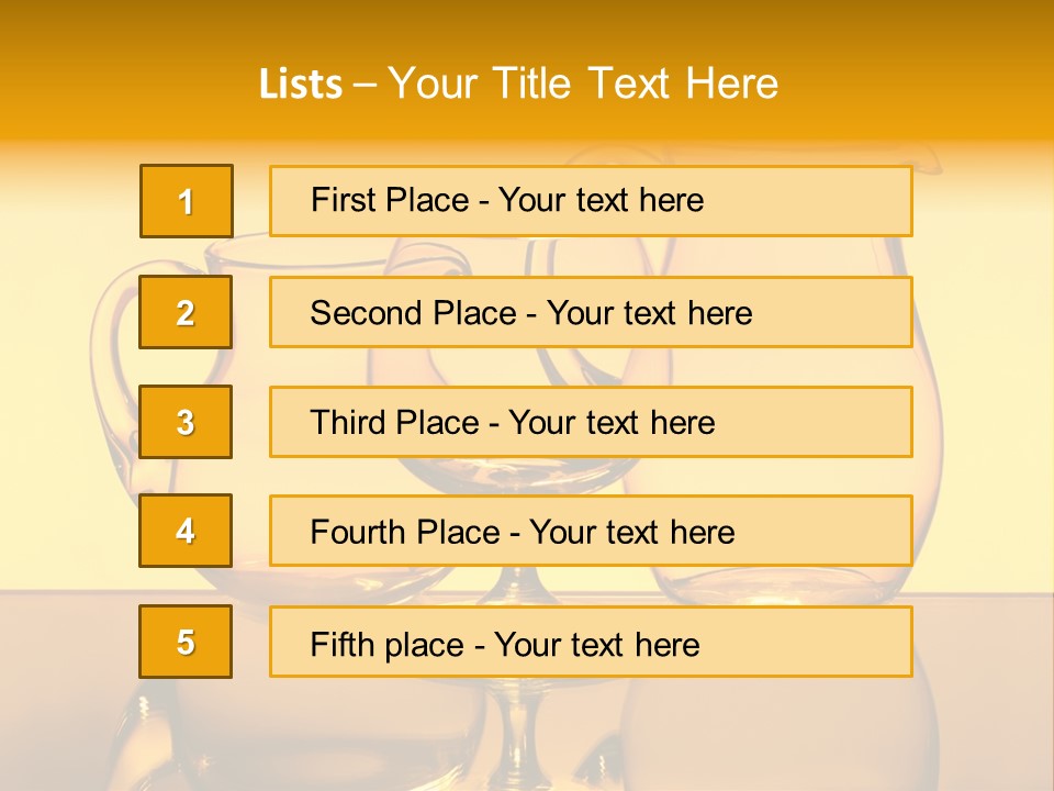 Skill Drink Silhouette PowerPoint Template