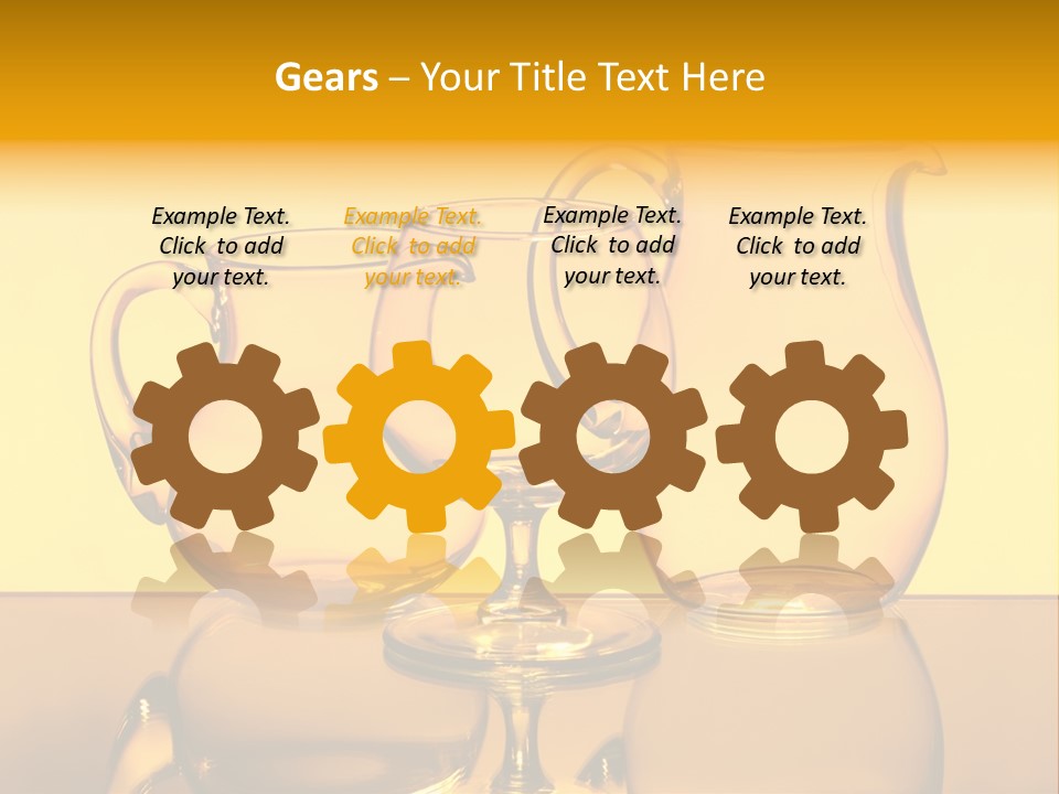 Skill Drink Silhouette PowerPoint Template