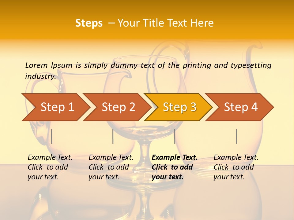 Skill Drink Silhouette PowerPoint Template