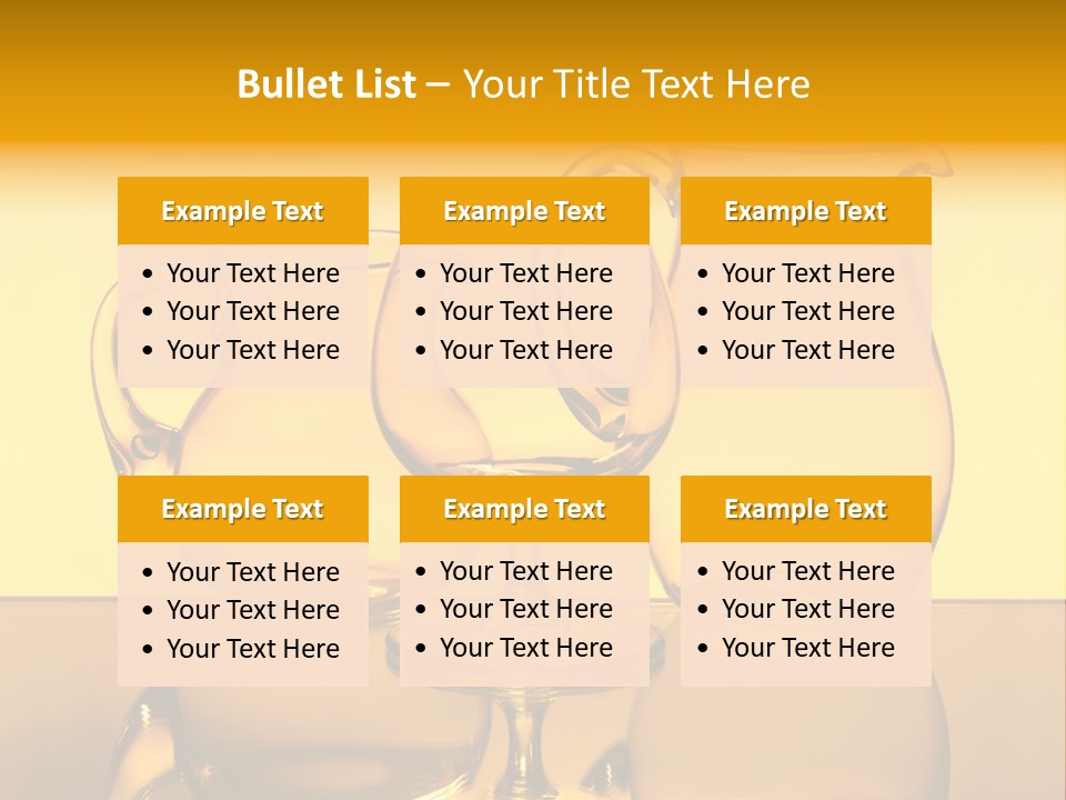 Skill Drink Silhouette PowerPoint Template