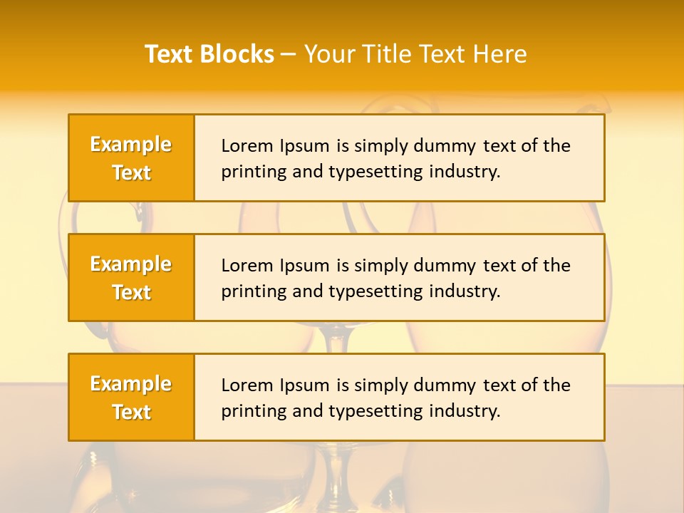 Skill Drink Silhouette PowerPoint Template