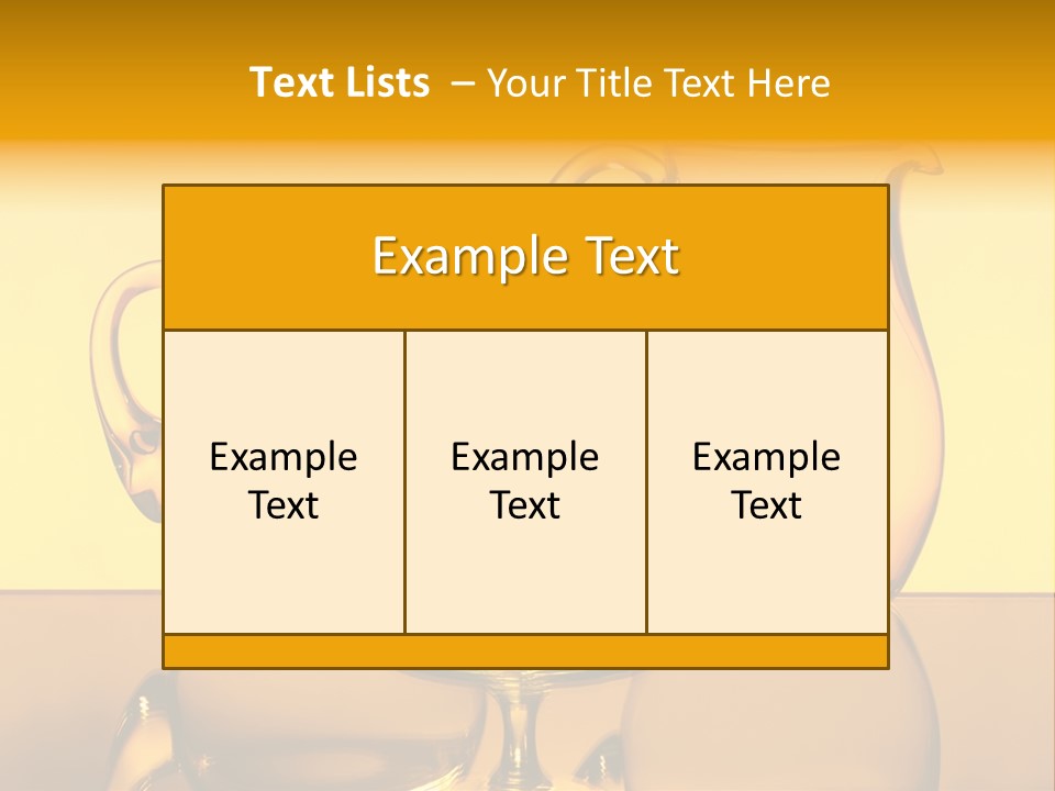 Skill Drink Silhouette PowerPoint Template