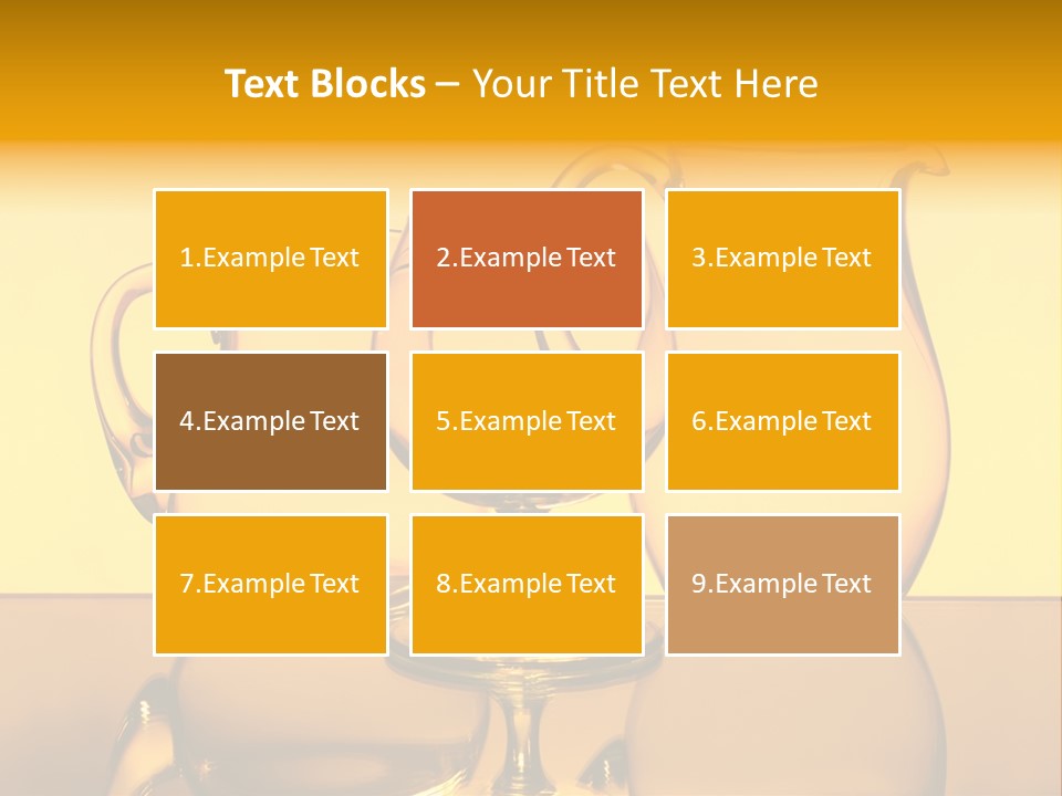 Skill Drink Silhouette PowerPoint Template