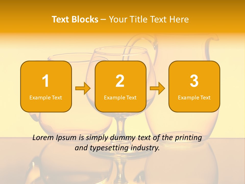 Skill Drink Silhouette PowerPoint Template