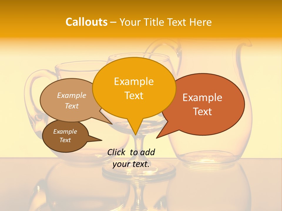 Skill Drink Silhouette PowerPoint Template