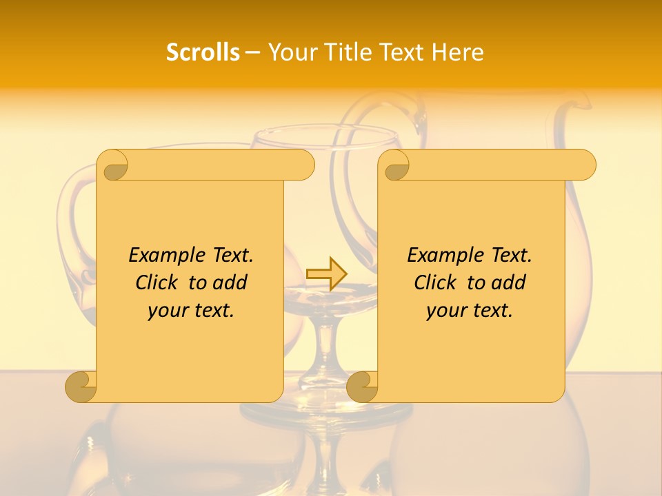Skill Drink Silhouette PowerPoint Template