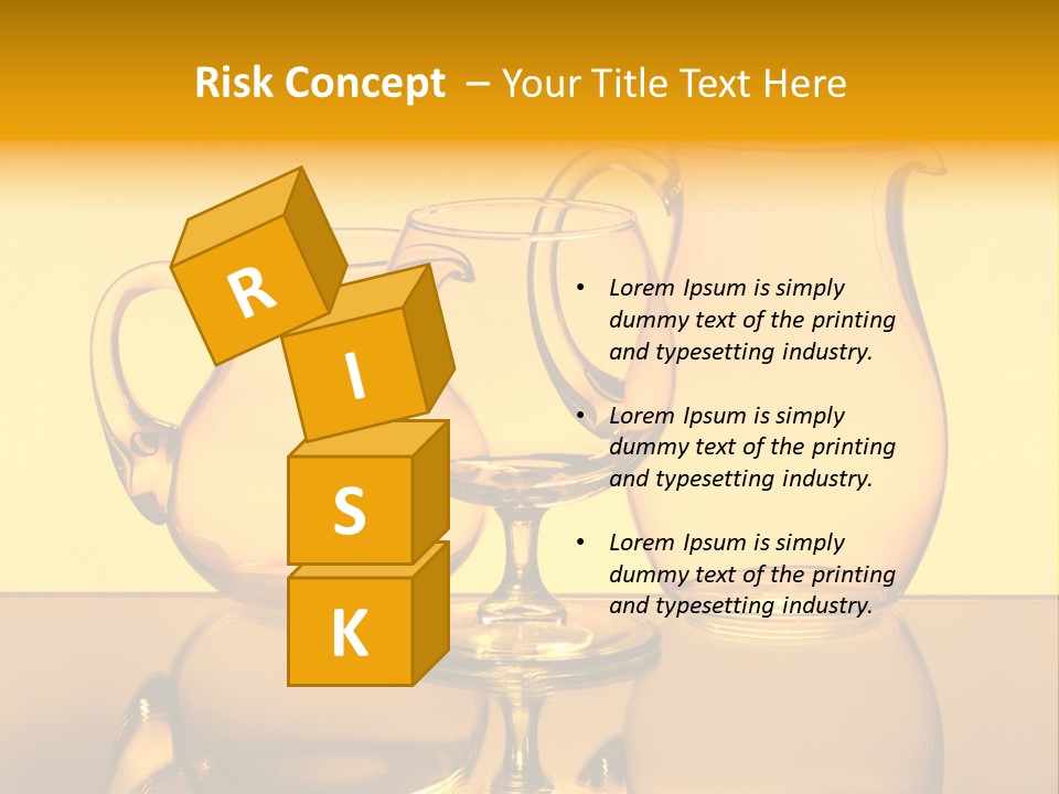 Skill Drink Silhouette PowerPoint Template