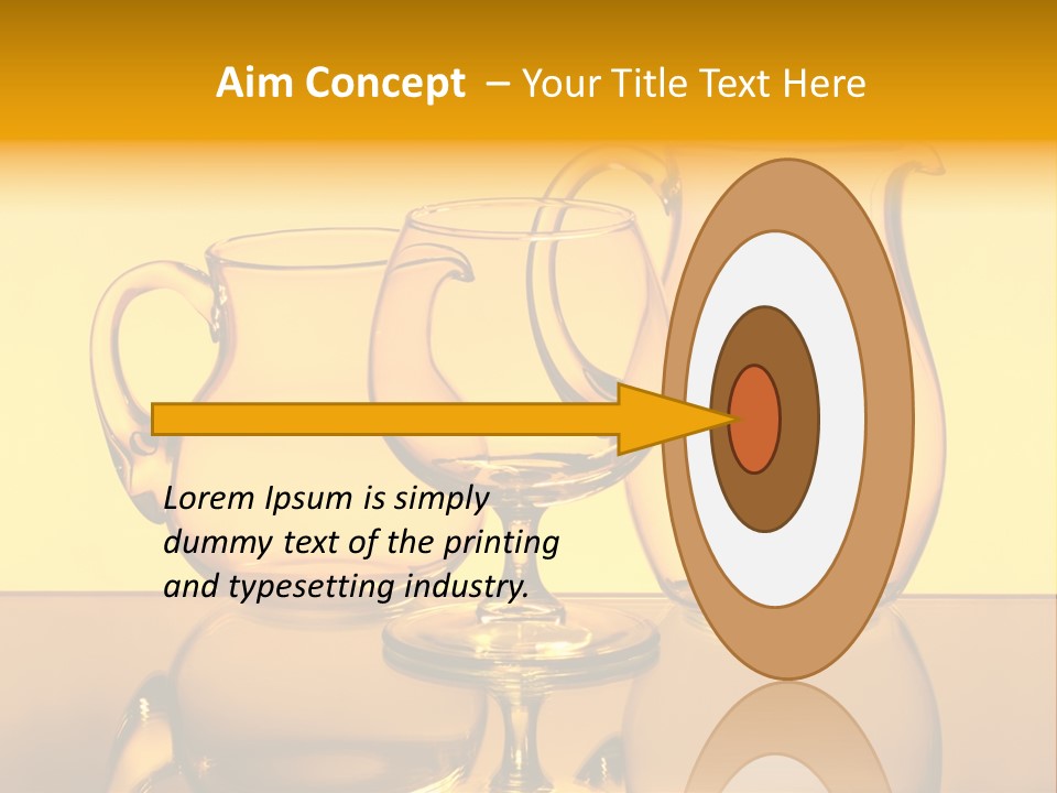 Skill Drink Silhouette PowerPoint Template