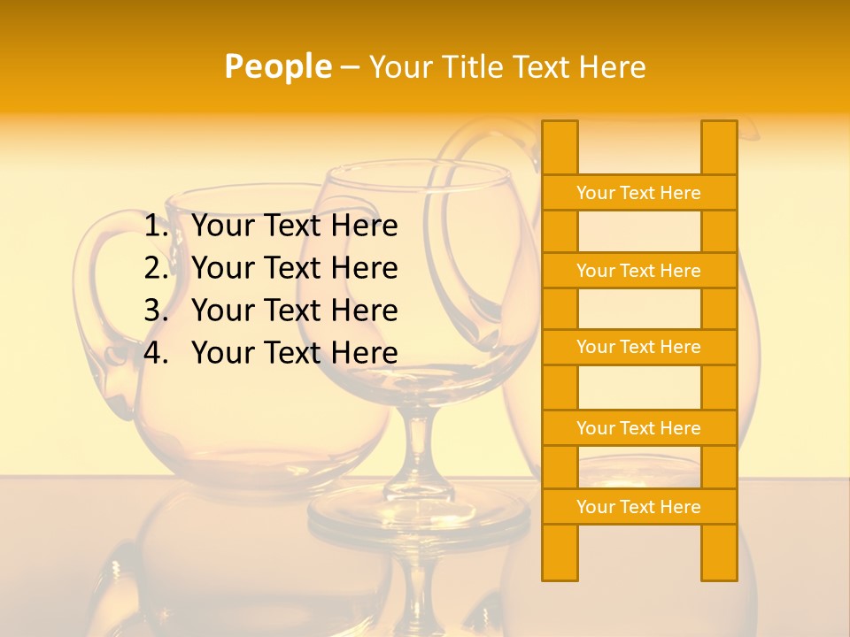 Skill Drink Silhouette PowerPoint Template