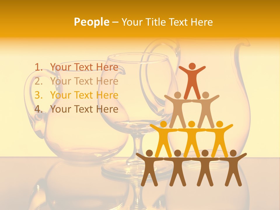 Skill Drink Silhouette PowerPoint Template