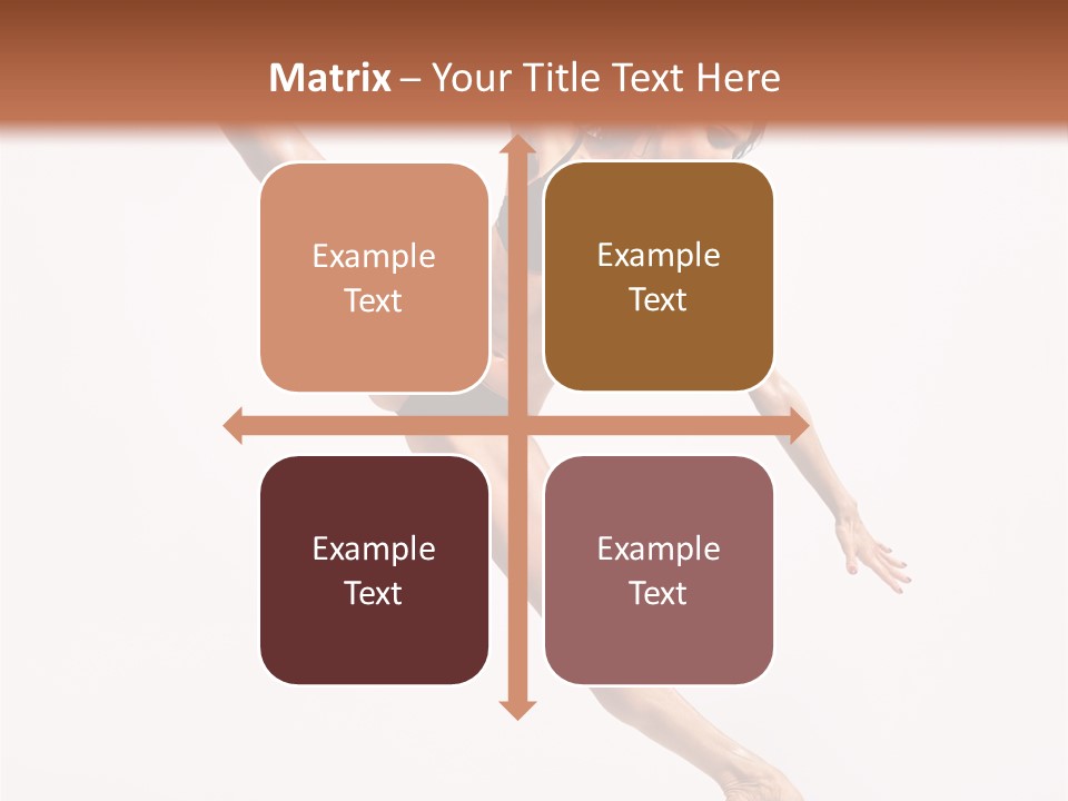 Stretching Grace Aerobics PowerPoint Template