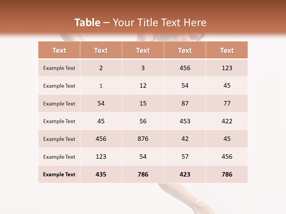 Stretching Grace Aerobics PowerPoint Template