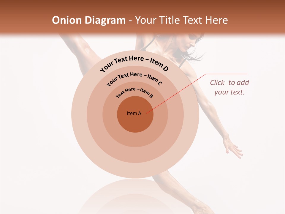 Stretching Grace Aerobics PowerPoint Template