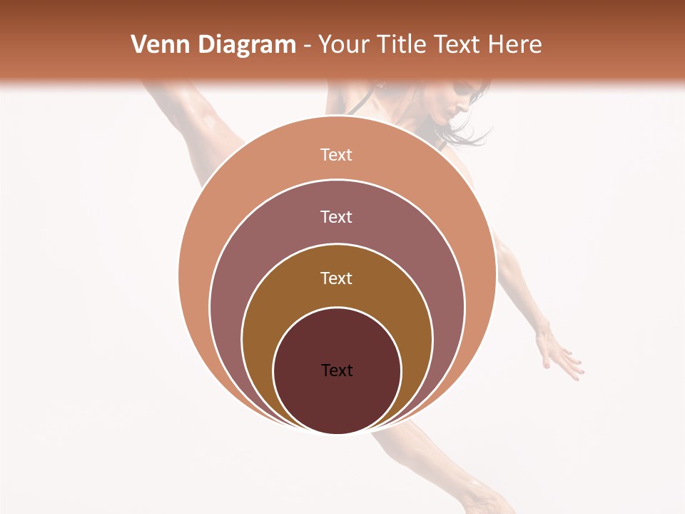 Stretching Grace Aerobics PowerPoint Template