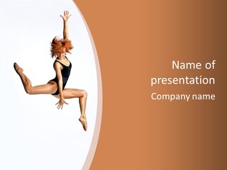 Woman Grace Sensuality PowerPoint Template