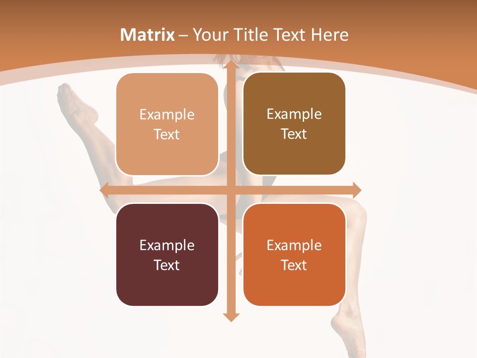 Woman Grace Sensuality PowerPoint Template