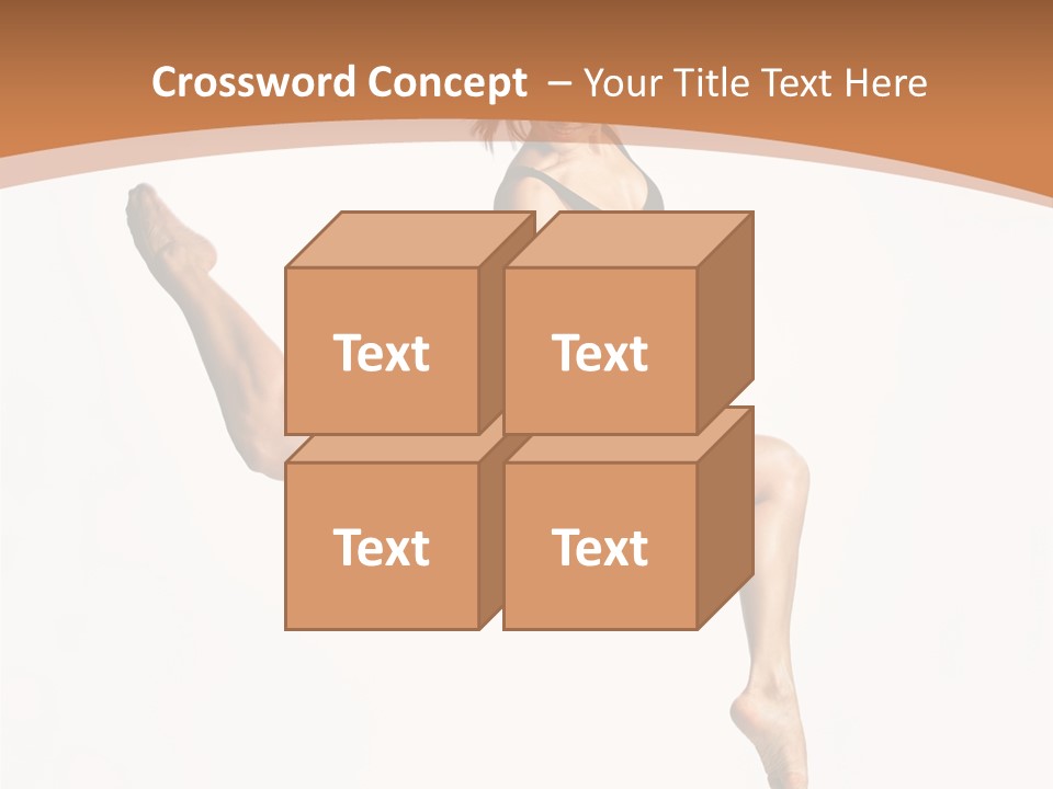 Woman Grace Sensuality PowerPoint Template