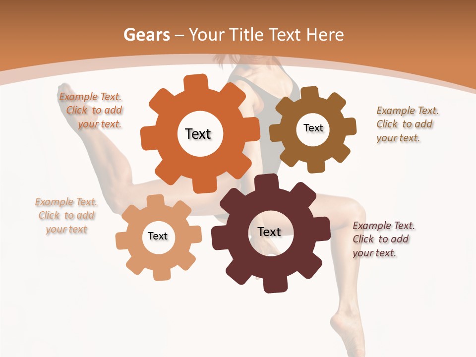 Woman Grace Sensuality PowerPoint Template