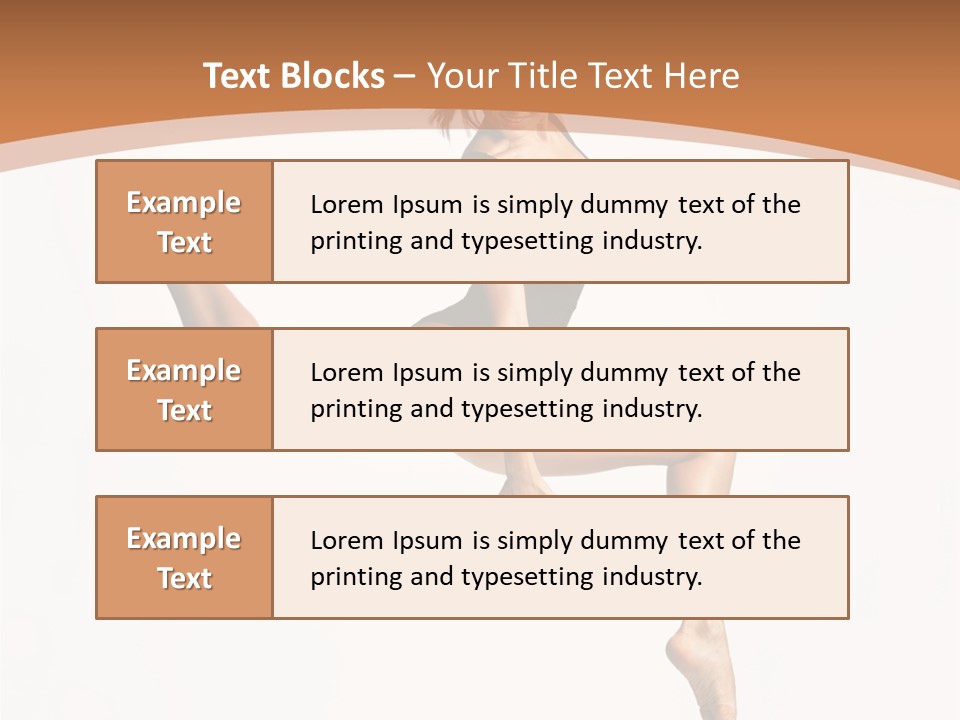 Woman Grace Sensuality PowerPoint Template