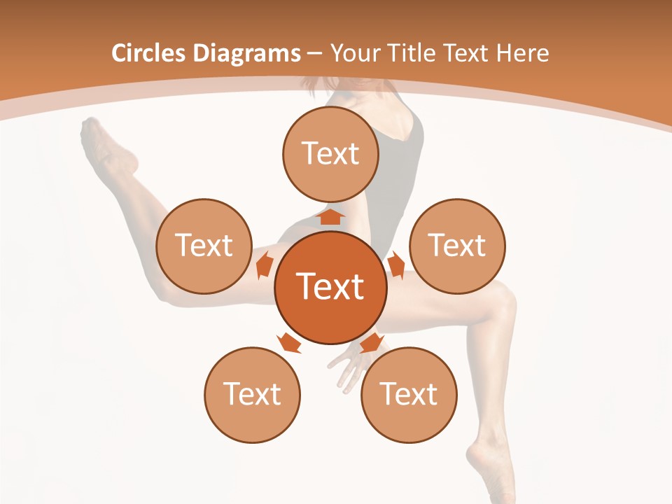 Woman Grace Sensuality PowerPoint Template