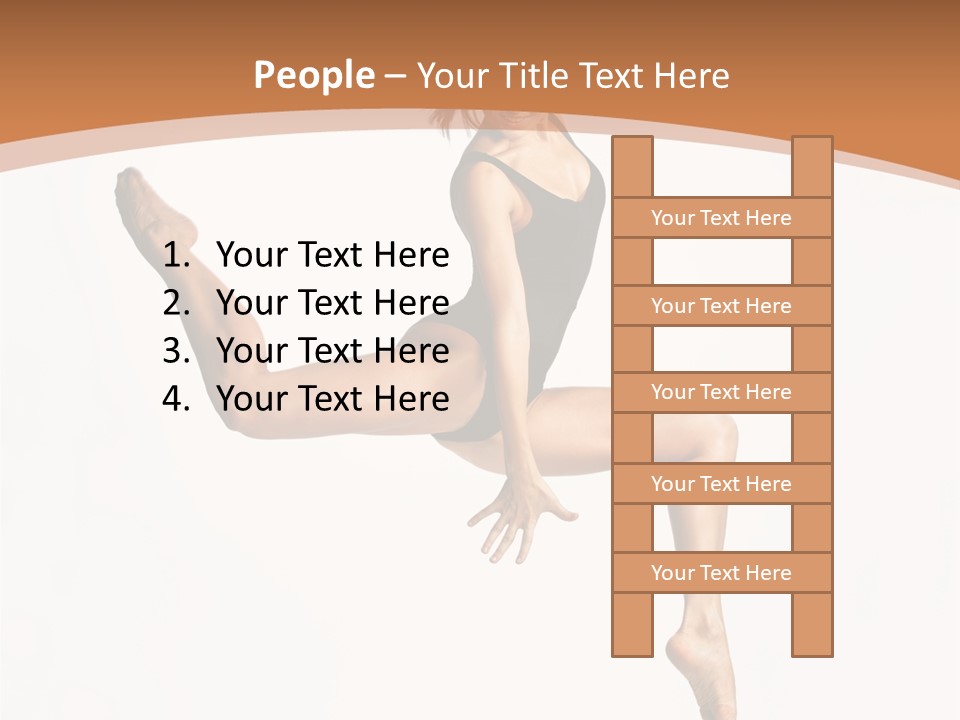 Woman Grace Sensuality PowerPoint Template