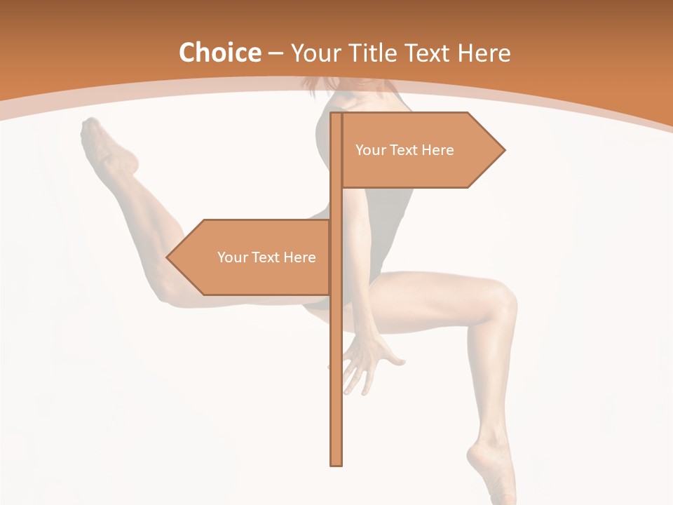 Woman Grace Sensuality PowerPoint Template