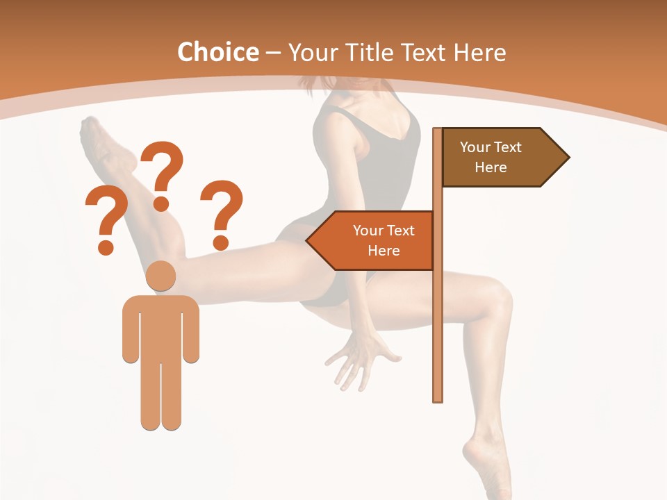 Woman Grace Sensuality PowerPoint Template