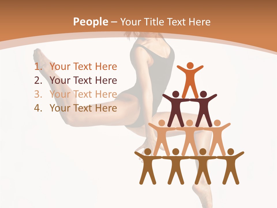 Woman Grace Sensuality PowerPoint Template