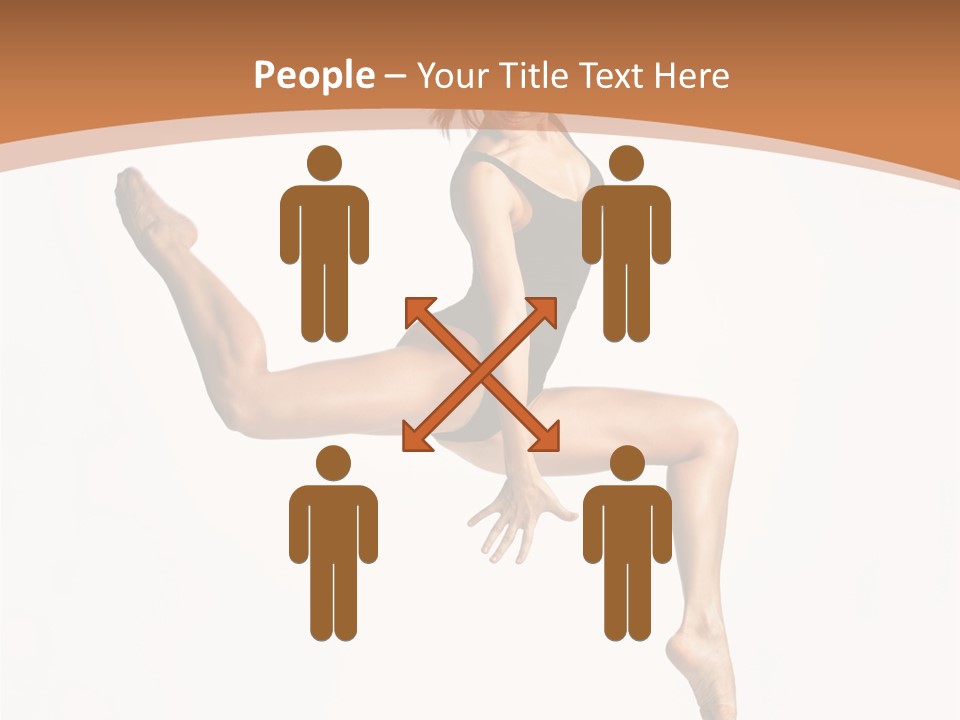 Woman Grace Sensuality PowerPoint Template