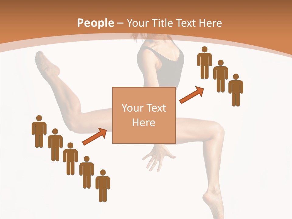 Woman Grace Sensuality PowerPoint Template