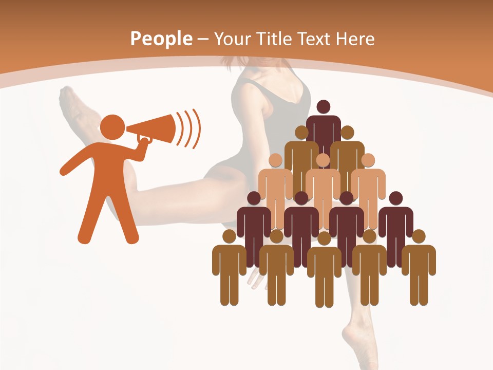 Woman Grace Sensuality PowerPoint Template