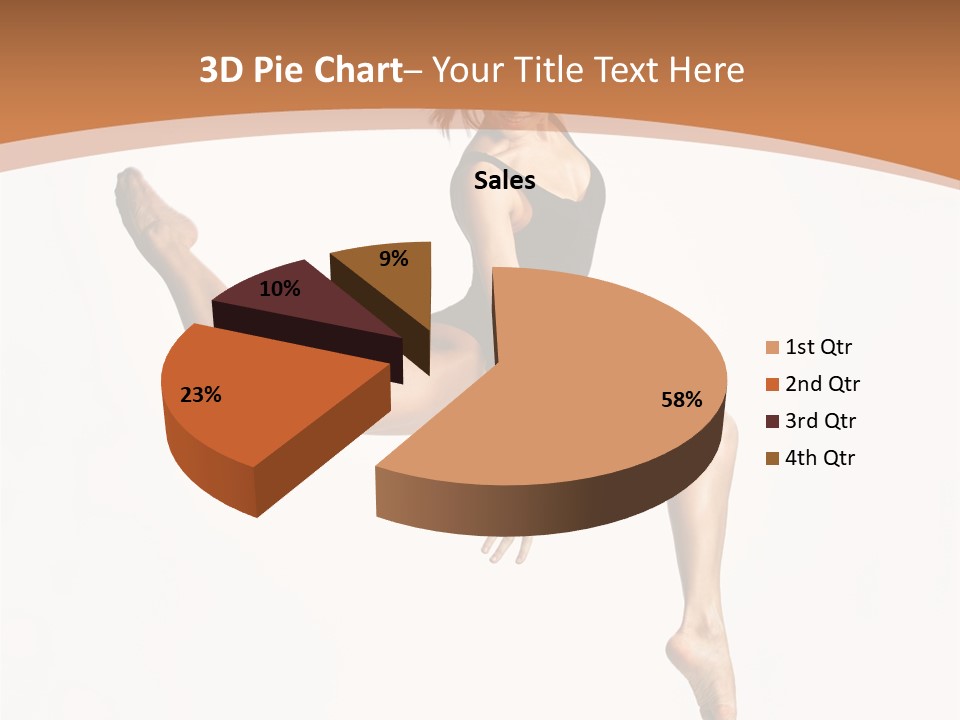 Woman Grace Sensuality PowerPoint Template