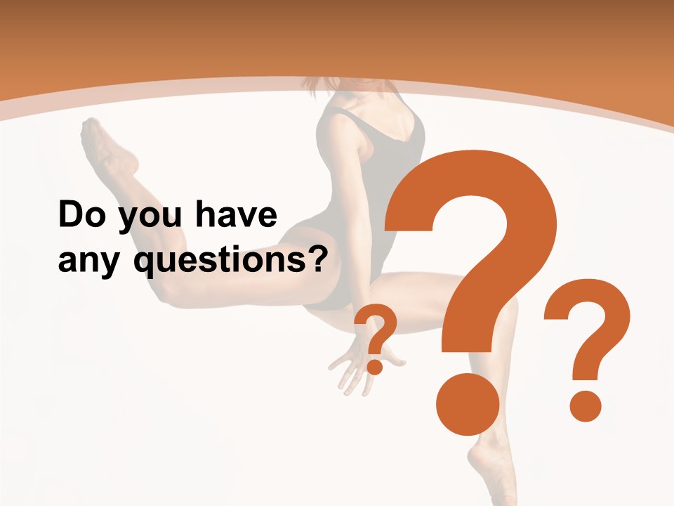 Woman Grace Sensuality PowerPoint Template