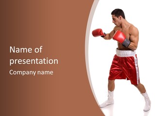 Boxing Trunks S Fit PowerPoint Template