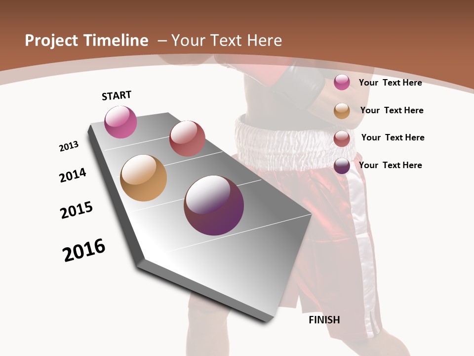 Boxing Trunks S Fit PowerPoint Template