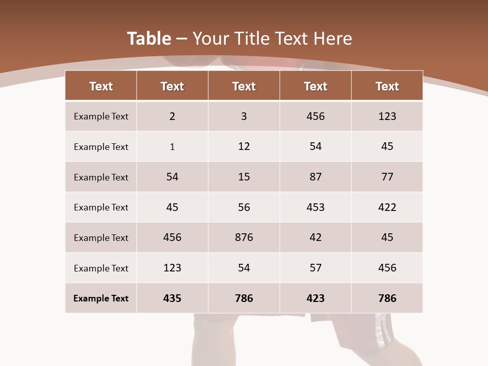 Boxing Trunks S Fit PowerPoint Template