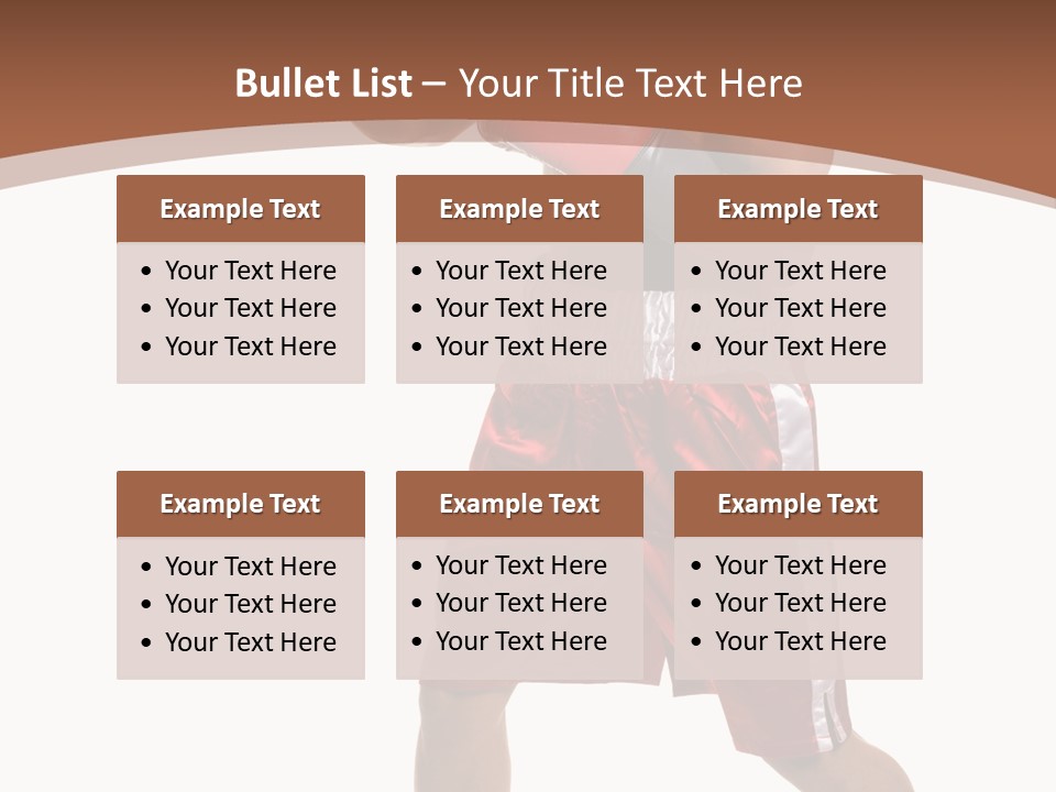 Boxing Trunks S Fit PowerPoint Template